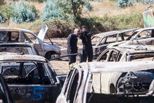 Incêndio deflagrou no parque de estacionamento do festival