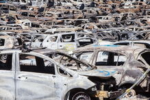 Incêndio deflagrou no parque de estacionamento do festival
