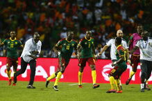 A festa da seleção dos Camarões