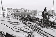 O Tollan naufragou no Tejo em fevereiro de 1980. Só foi removido quase quatro anos depois