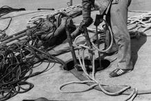 O Tollan naufragou no Tejo em fevereiro de 1980. Só foi removido quase quatro anos depois