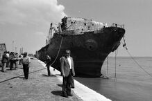 O Tollan naufragou no Tejo em fevereiro de 1980. Só foi removido quase quatro anos depois