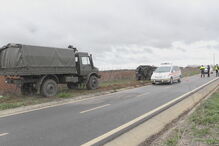 Jipe do Regimento de Estremoz despistou-se em Sousel