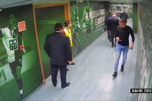 presidente do Arouca, Carlos Pinho, Bruno de Carvalho, Sporting, I Liga, balneário, cuspidela