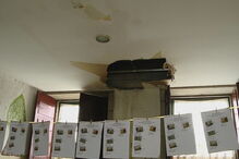 Parte do teto do infantário desabou