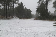 Neve na Serra de São Mamede
