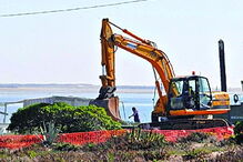 autoridades, civismo, ilhas Barreira, Ria Formosa, habitações, Faro, Algarve