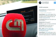 Super Dragões roubam microfone