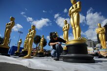 oscares, preparativos, estátuas, 2017