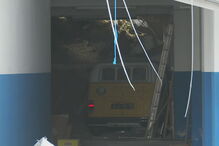 Deslizamento de terras na Rua Damasceno Monteiro