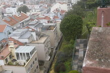 Deslizamento de terras na Rua Damasceno Monteiro, em Lisboa