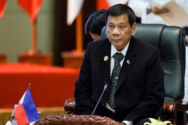 O presidente das Filipinas, Rodrigo Duterte