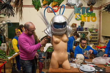 As escolas de samba da Mealhada estão há vários meses a trabalhar para que tudo corra na perfeição