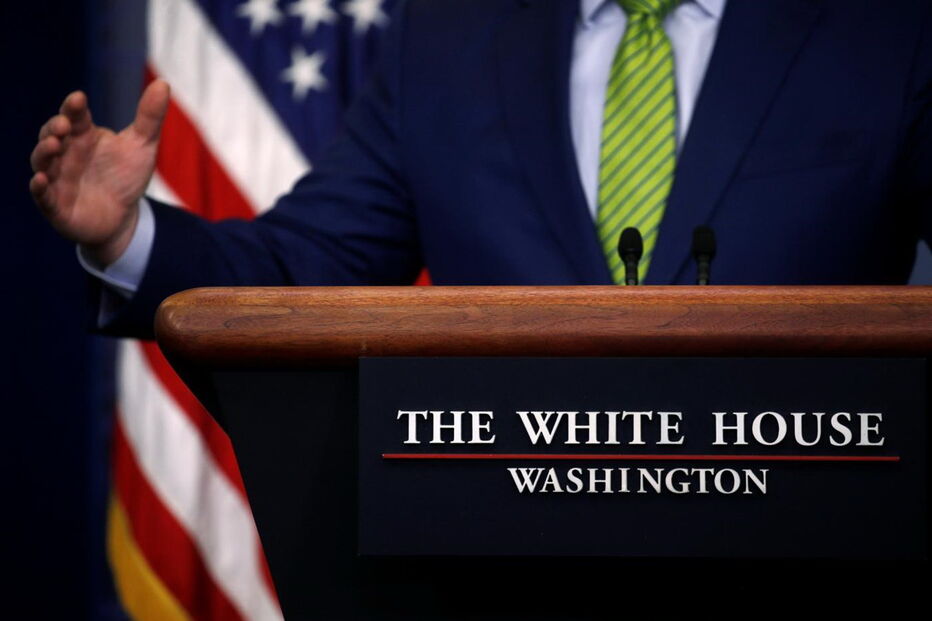 O porta-voz da Casa Branca, Sean Spicer