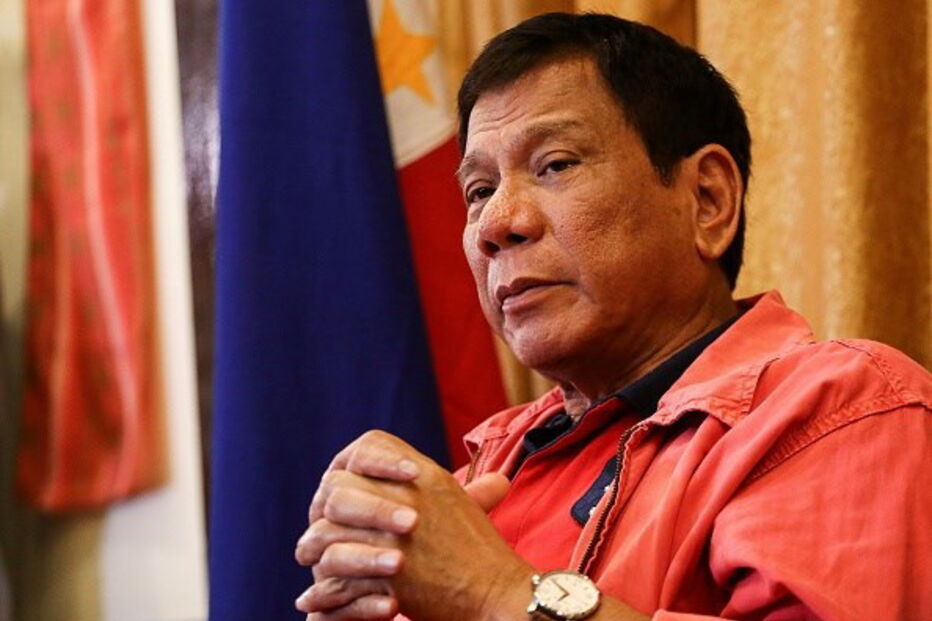 O presidente das Filipinas, Rodrigo Duterte