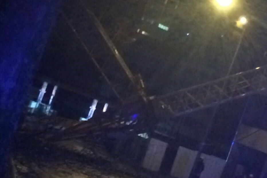 Queda de grua na Guarda faz três feridos