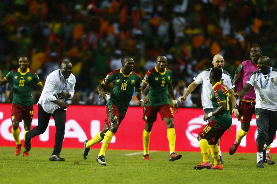 A festa da seleção dos Camarões