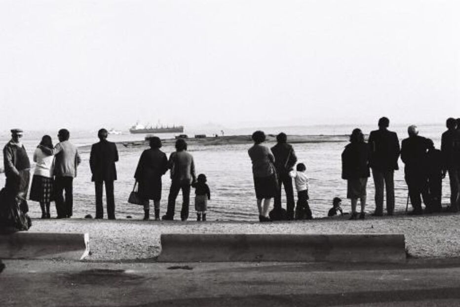 O Tollan naufragou no Tejo em fevereiro de 1980. Só foi removido quase quatro anos depois