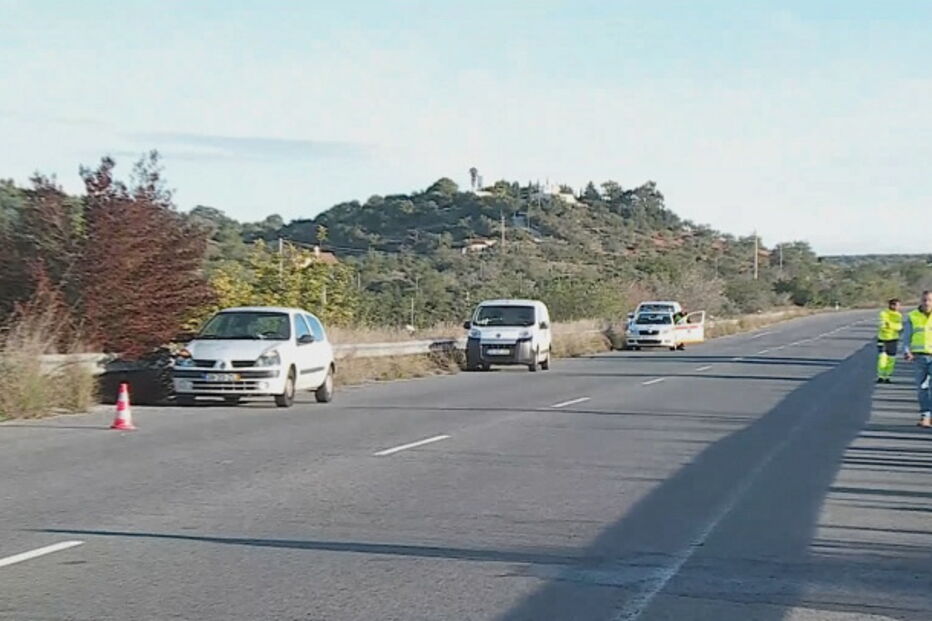 olhão, atropelado, autocarro, acidente, madrugada, morte