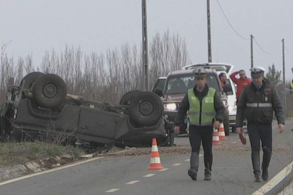 Jipe do Regimento de Estremoz despistou-se em Sousel