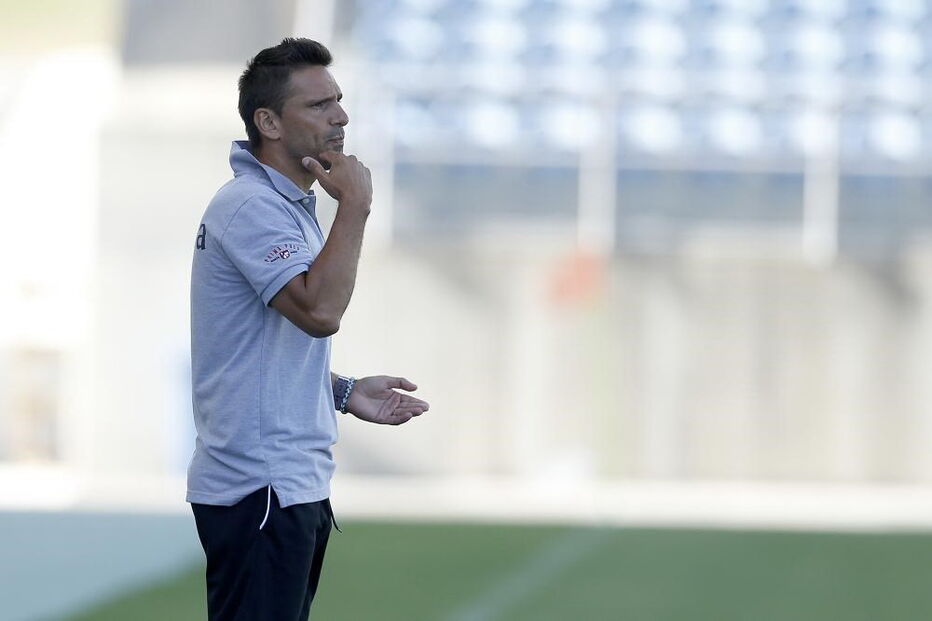 O treinador Bruno Saraiva