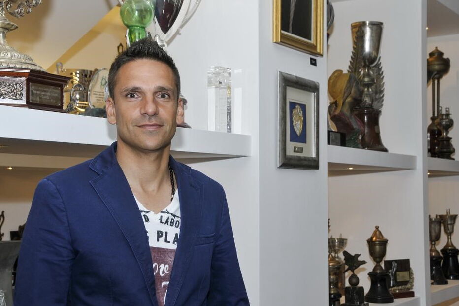 O treinador Bruno Saraiva