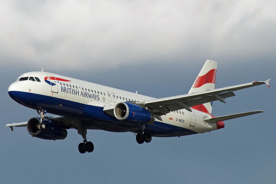 Avião da British Airways
