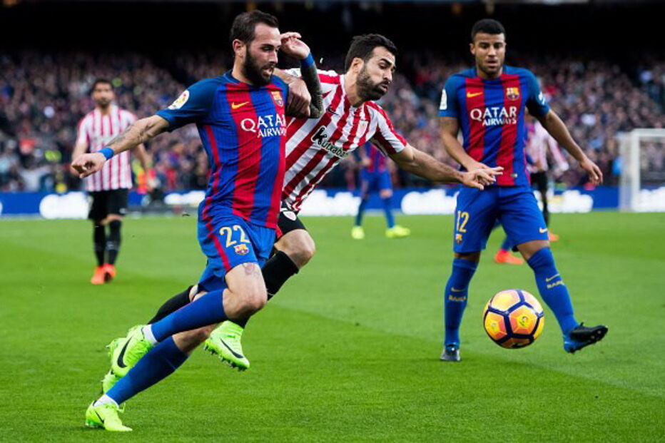 O futebolista do FC Barcelona Aleix Vidal