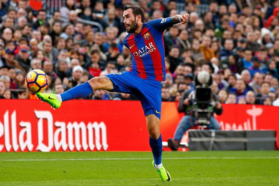 O futebolista do FC Barcelona Aleix Vidal