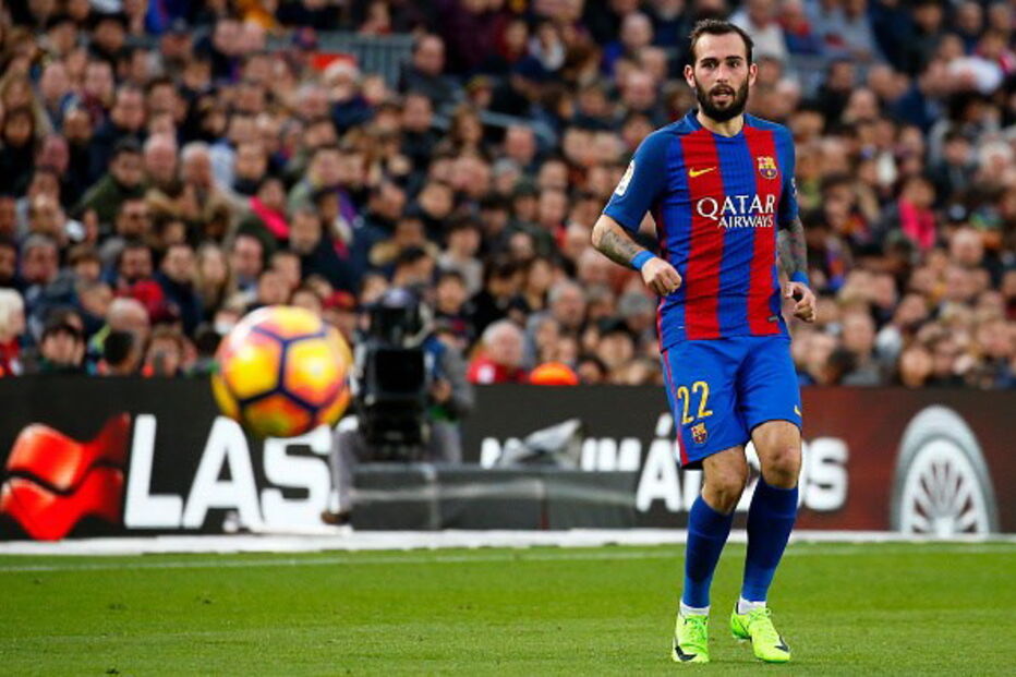 O futebolista do FC Barcelona Aleix Vidal