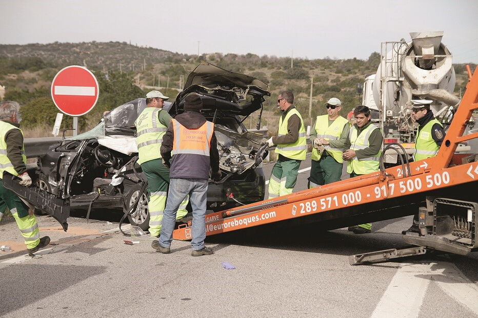 acidente, estradas, Algarve, despiste, mortos, feridos, ANSR, Autoridade Nacional de Segurança Rodoviária