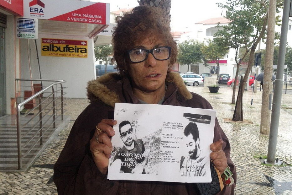 Algarve, mãe, filho, desaparecimento, desaparecido, Albufeira, João Valente Figueira, Anabela Valente