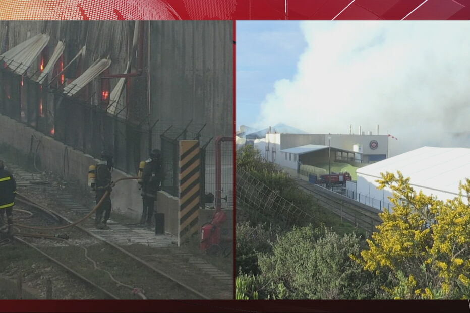 incêndio, fogo, sapec, setúbal, fábrica, enxofre