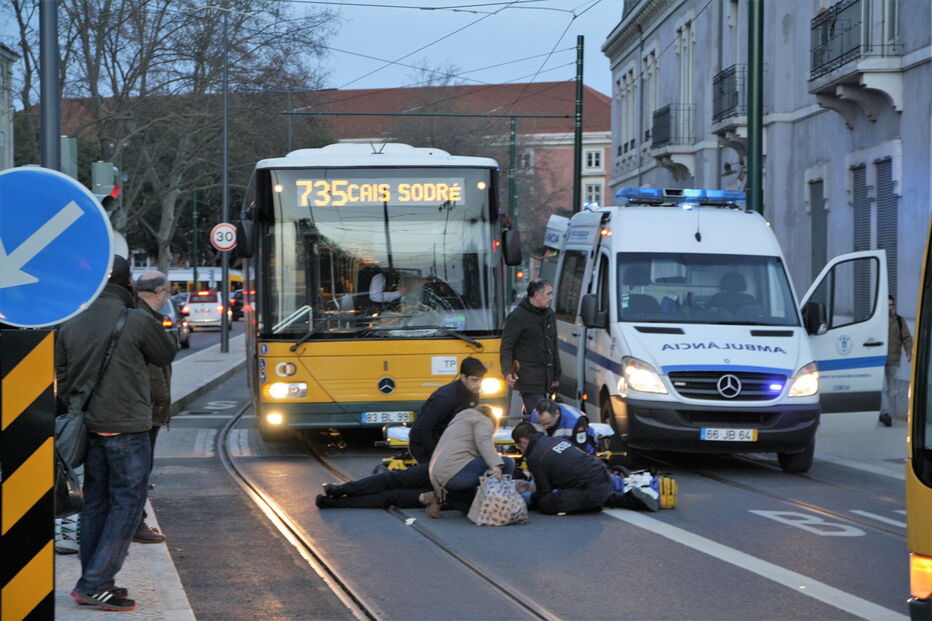 Homem atropelado no Cais do Sodré, em Lisboa