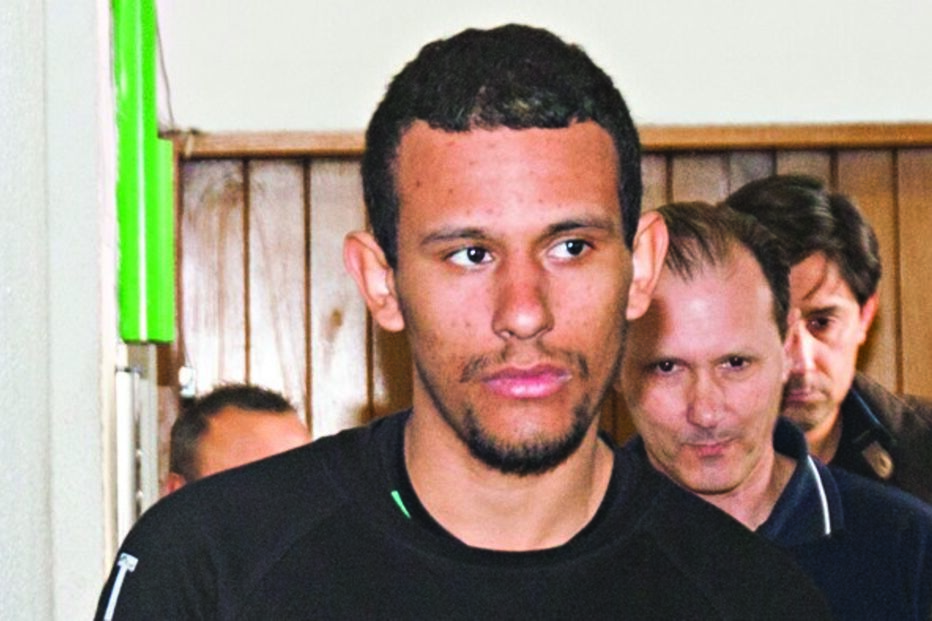 Júnior Souza foi  presente a tribunal