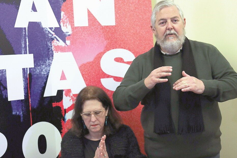 Mário Dorminsky e a mulher Beatriz P. Pereira, fundadores do Fantasporto   