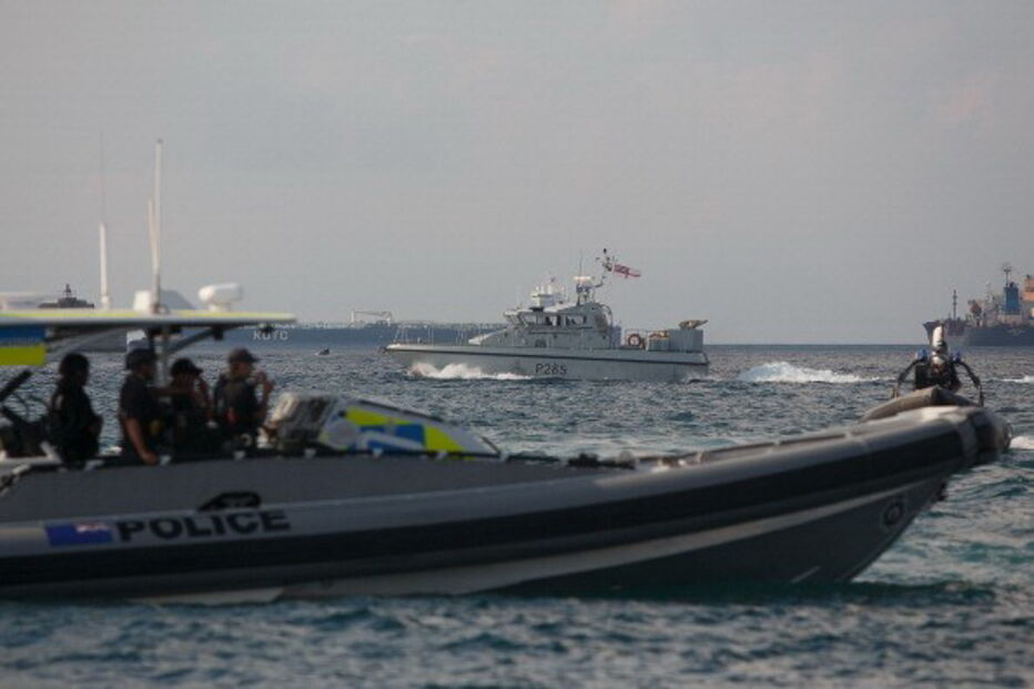 barco, espanha, mar de alborão