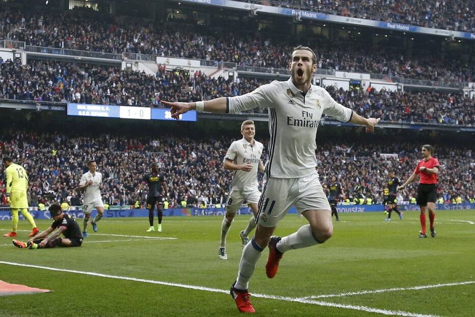 Gareth Bale festeja o regresso aos golos