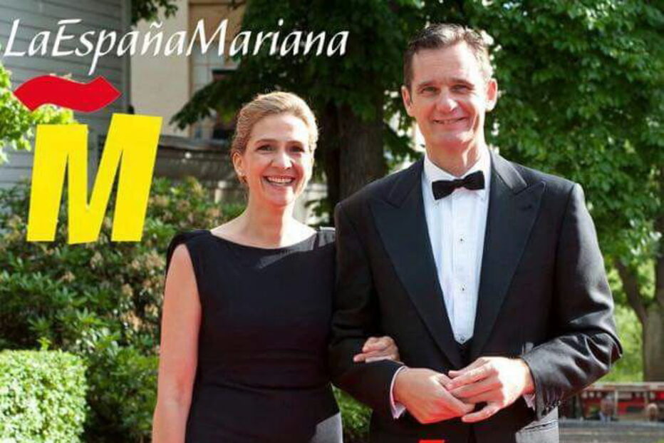 Espanhóis brincam com Infanta Cristina e o marido em caso de corrupção