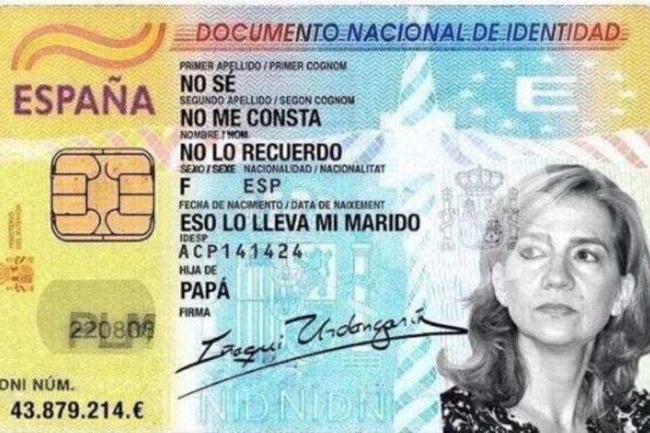 Espanhóis brincam com Infanta Cristina e o marido em caso de corrupção