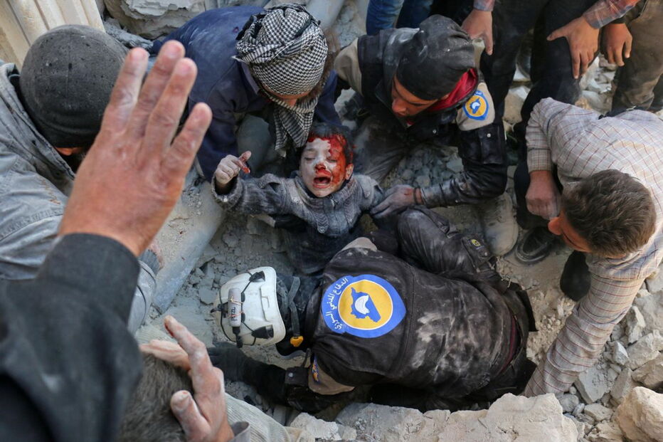 capacetes brancos, síria