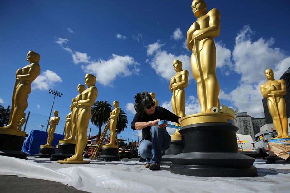 oscares, preparativos, estátuas, 2017
