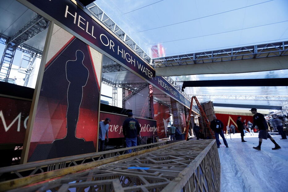 Tudo a postos em Los Angeles para a grande cerimónia de entrega dos Óscares