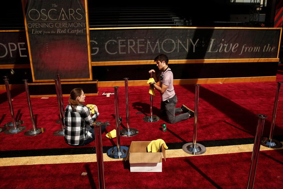 Tudo a postos em Los Angeles para a grande cerimónia de entrega dos Óscares