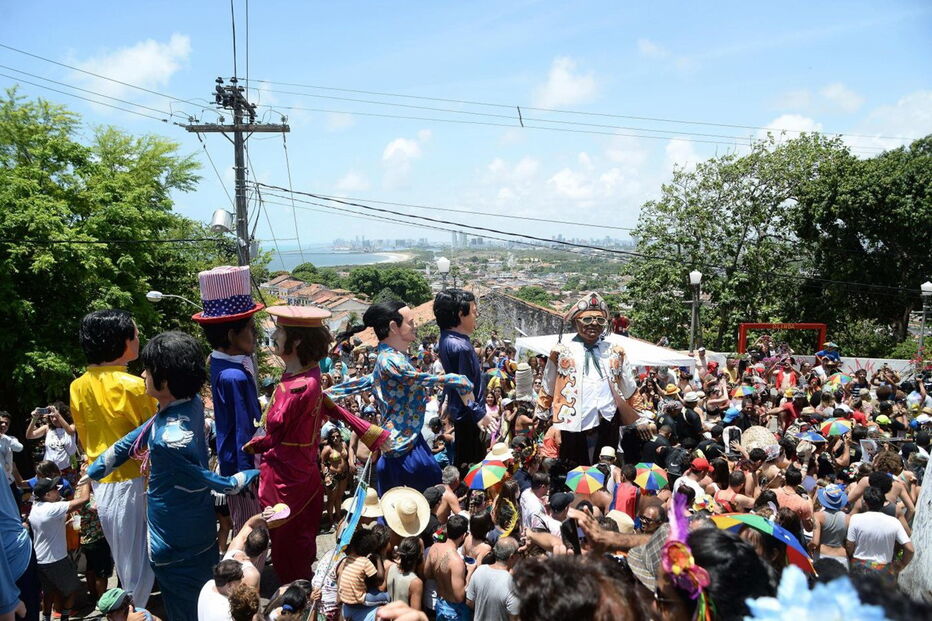 Olinda, Pernambuco, Brasil, desfile, Sérgio Moro, James Brown, Neymar, Donald Trump