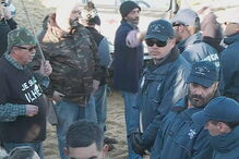 Tensão entre manifestantes e autoridades