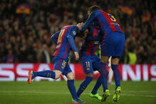 As melhores imagens do Barcelona-Paris Saint-Germain