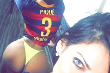 Miss Bumbum festeja vitórias do Barcelona no Instagram