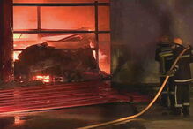 Incêndio no Carregado