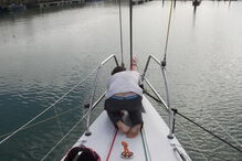 Cada veleiro passa por um processo de reconstrução e reequipamento que demora 15 semanas